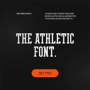 25+ Free Poster Fonts: The Athletic Free Font