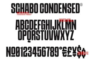 25+ Free Poster Fonts: Schabo Condensed Free Font