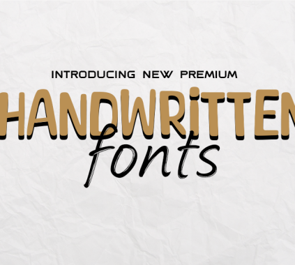 Introducing Premium Handwritten Fonts