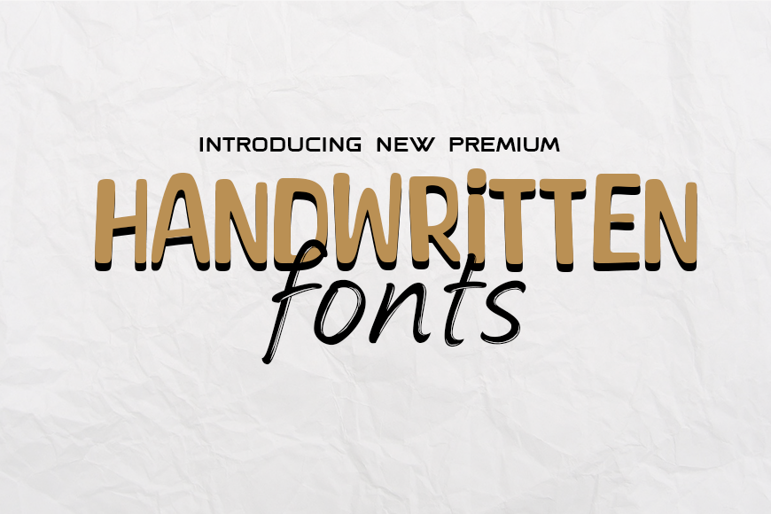 Introducing Premium Handwritten Fonts