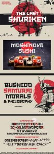 70+ Japanese Fonts The Last Shuriken Japanese Font