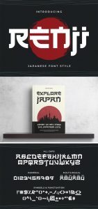 70+ Japanese Fonts Renji Japanese Font