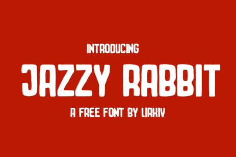 Bold and Playful Fonts: Jazzy Rabbit