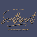 New Calligraphy Fonts: Southport