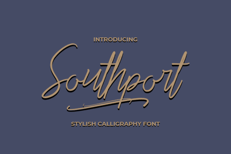 New Calligraphy Fonts: Southport