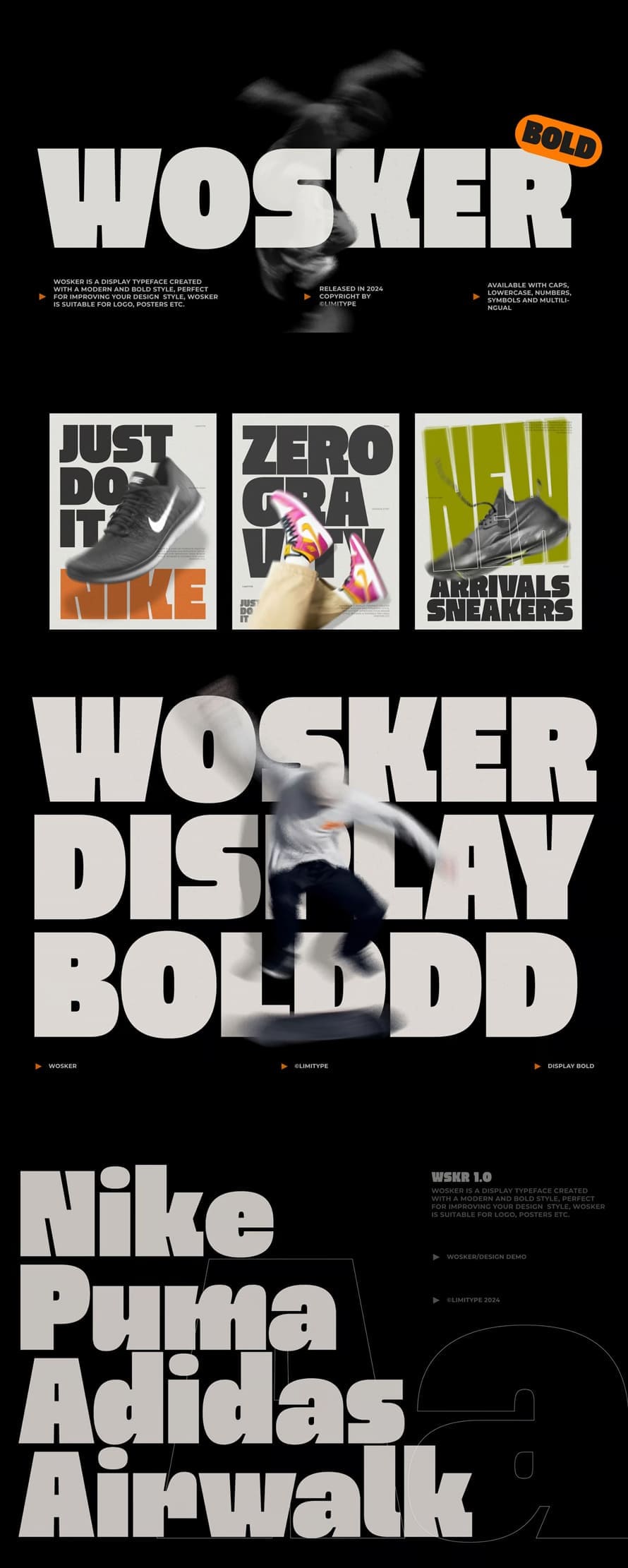 Bold Fonts: Wosker – Bold Font