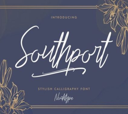 New Calligraphy Fonts: Southport