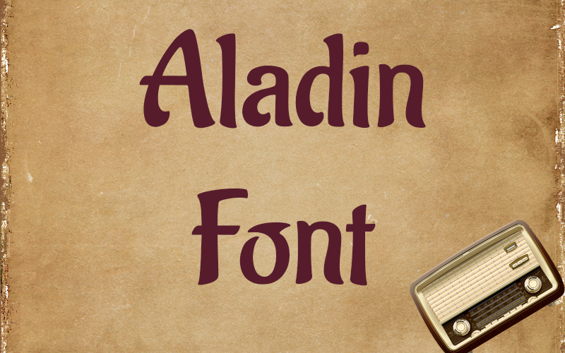 Aladin Font