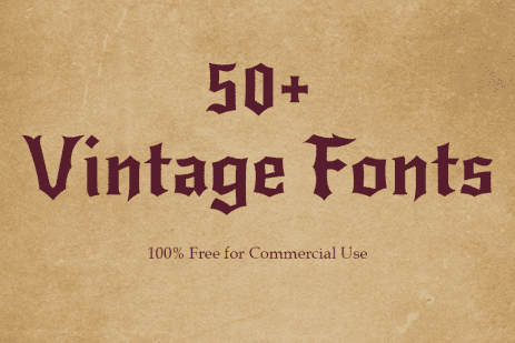 Free Vintage Fonts