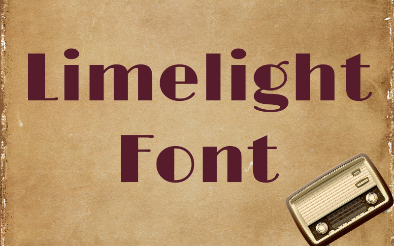 Limelight Font