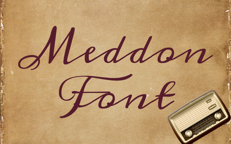 Meddon Font