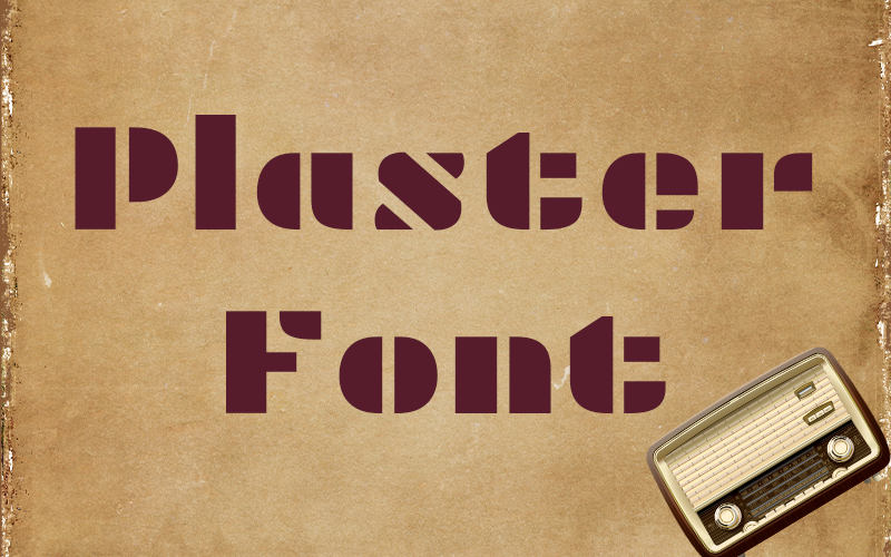 Plaster Font