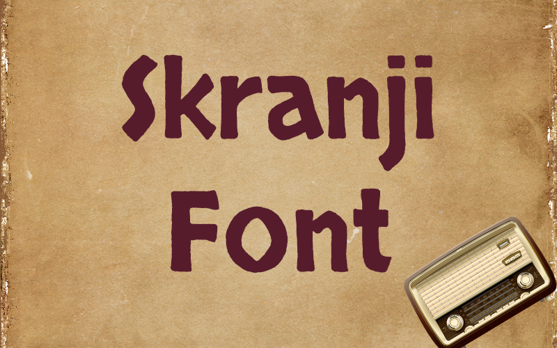 Skranji Font