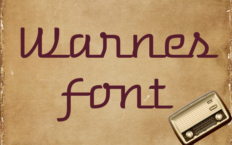 Warnes Font