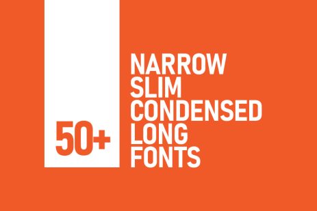 Free 50+ Best Narrow Fonts